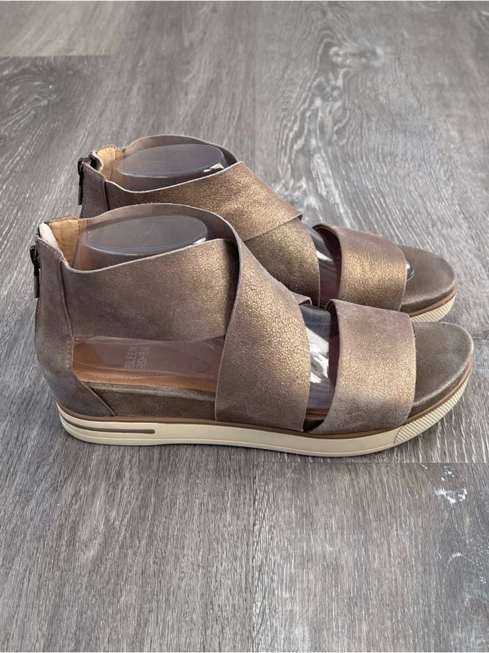 Eileen Fisher Sport Suede Sneaker Sandals Size 9